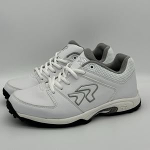 Ringor Flite Turf Womens Softball Cleat Training Shoes White Silver Size 6.5